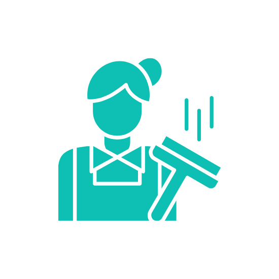 ทีมงานแม่บ้านทำความสะอาด